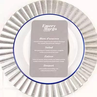 Rounded Corner Menu (4.5 x 7) (Thermography)