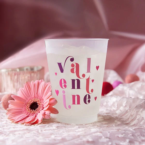 Valentine Party Frost Flex Cups - Pack of 12