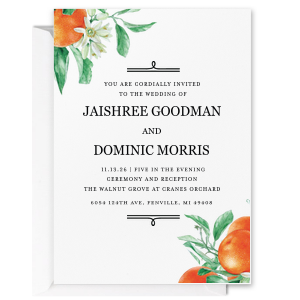 The ever-popular Strathmore White Full Color with Foil Invitation with Shiny Sterling SilverFoils couldn't be more perfect. It's time to show off your impeccable taste.
