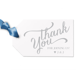 Personalized Natural NEW Cranberry Luggage Gift Tag with Satin 18 Kt. Gold Foil has a Thank You 3 graphic and is good for use in Wedding, Words, Calligraphy themed parties and can't be beat. Showcase your style in every detail of your party's theme!