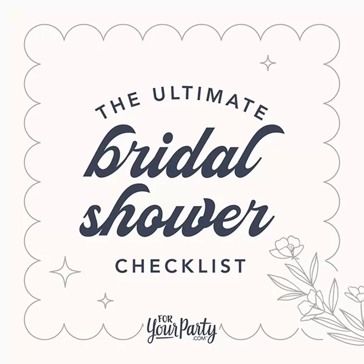 Bridal Shower Checklist 