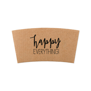 Our Happy Everything! Coffee Sleeve is good for use in work, holiday, birthday themed parties and are a must-have for your next event—whatever the celebration!