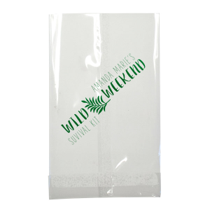 Pack up the party essentials in the Wild Weekend Bag, boldly declaring adventure with 'Wild Weekend' and a hint of the jungle via a palm frond. Topped and tailed with the celebrant's name and 'Survival Kit,' it's the ultimate companion for a weekend of revelry.