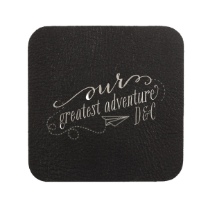 Our personalized White Square Coaster with Shiny Turquoise Foil has a Paper Airplane graphic and is good for use in Kid Birthday, Birthday themed parties and will add that special attention to detail that cannot be overlooked.