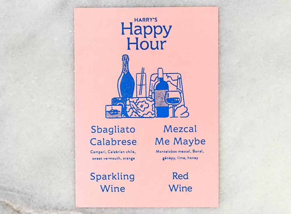 custom menu for hosting a night in 