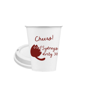Toast to another fabulous year with the Birthday Cheers Cat Martini Cup, showcasing a cute graphic of a cartoon cat holding a martini glass. Personalize this festive cup with your name, milestone birthday year, and a spirited "Cheers!" in a stylish script font—a purr-fect celebration accessory.