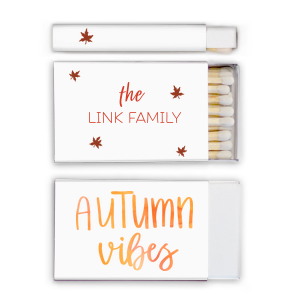 Autumn Vibes Family Custom Photo Match