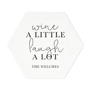 Custom Eggshell Square Coaster with Matte Black Foil will add that special attention to detail that cannot be overlooked.