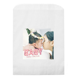 BABY Balloon Photo/Full Color Party Bag