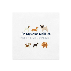 Puppy Birthday Party Napkin