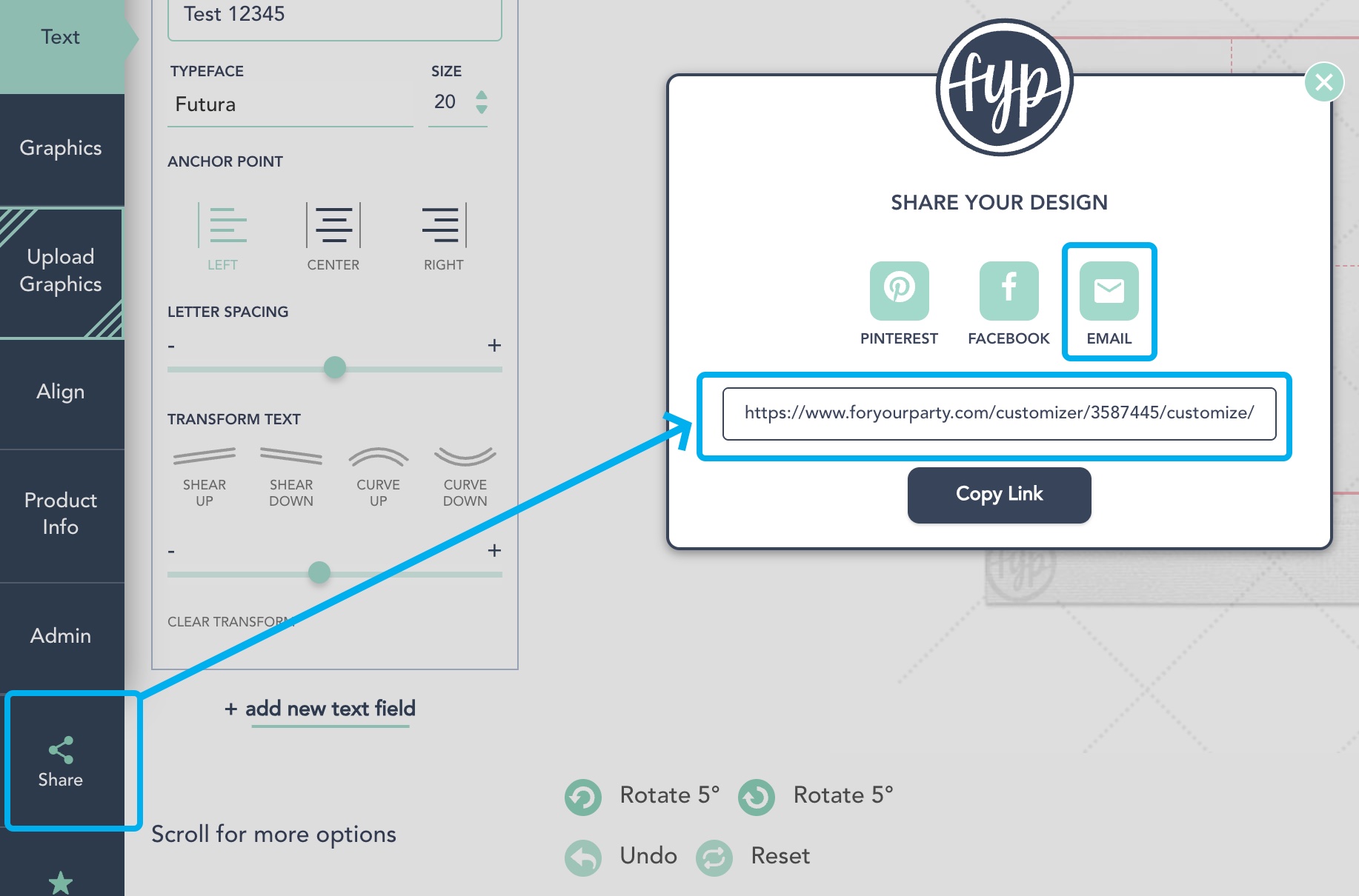 New Design Sharing Features