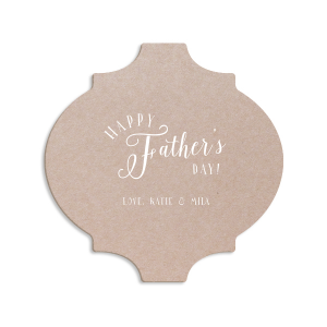 ForYourParty's elegant Kraft w/ Blush back Hexagon Coaster with Matte White Foil can't be beat. Showcase your style in every detail of your party's theme!