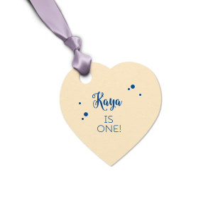 Custom Stardream Plum Butterfly Gift Tag with Matte White Foil Color can be personalized to match your party's exact theme and tempo.