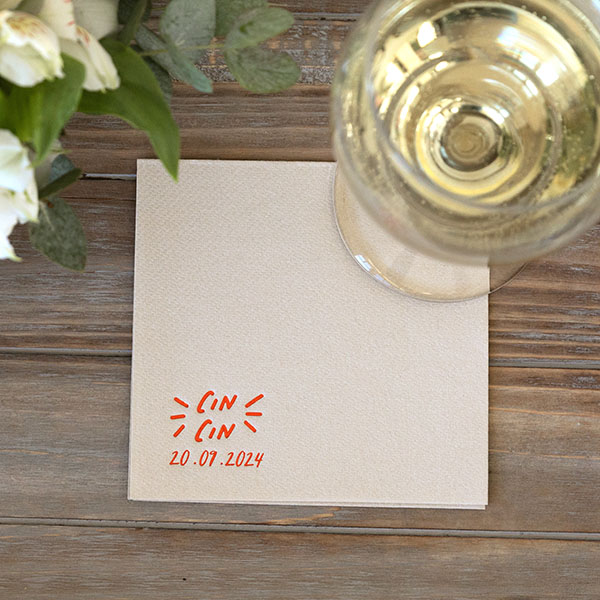 Pasta Party Cin Cin Napkin
