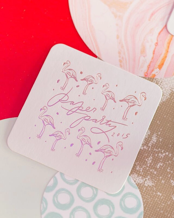 Oh So Beautiful Paper Personalized Coasters