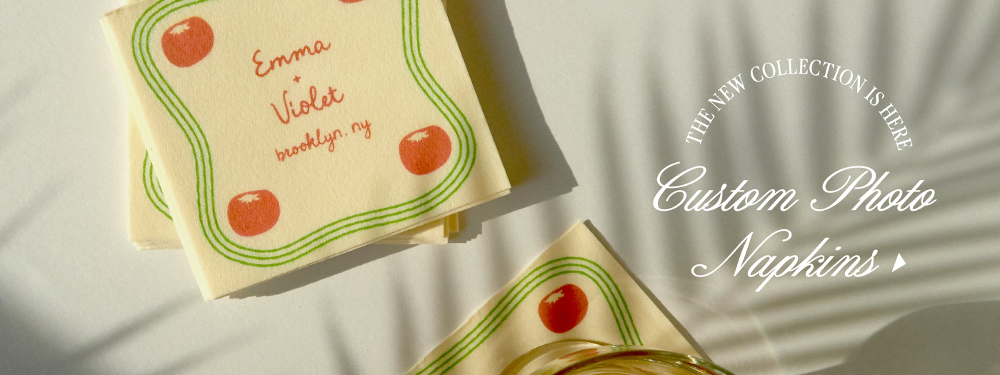 shop custom photo napkins