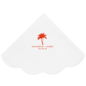 Set the mood just right with the Romantic Beach Vibes Napkin. The simple yet lovely napkin is available in a wide variety of styles and colors, making it easy to best match your next party event. It's perfect for honeymoons, weddings or romantic getaways!
