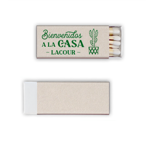 Bienvenidos A La Casa Matches are perfect for adding a bit of Spanish flair to any fiesta, they for sure will bring the party to life. Whether you’re lighting a candle or starting a bonfire, they’ll add a touch of spice to your evening. Andale, amigo!