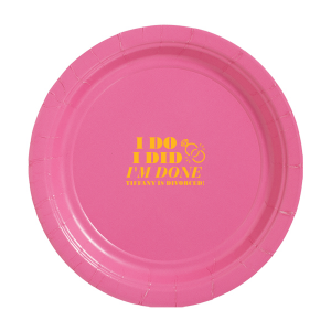 I Do I Did I'm Done Divorce Party Plate