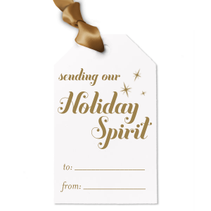 Our new Holiday Letterpress Gift Tag comes with a great spirit and leave unforgettable moments. It fits in every occasion especially in Holiday themed parties.