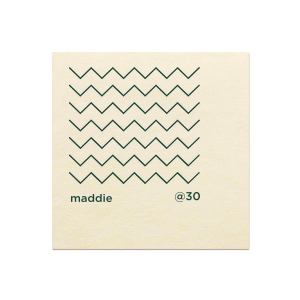 This minimal birthday party accessory is perfect for a modern birthday. Featuring a minimalist chevron design, you can personalize this product with your name and the age you are turning.