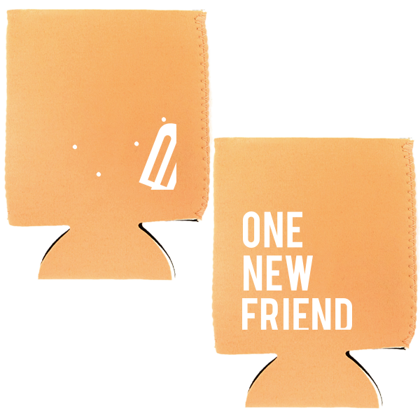 One New Friend Baby Shower Can Cooler