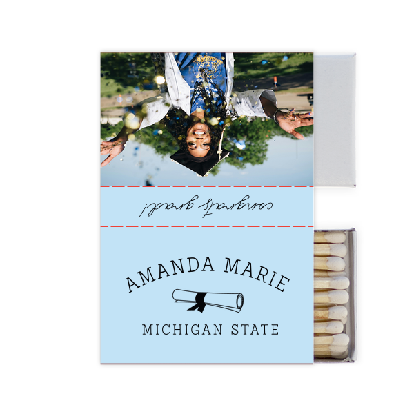Diploma Custom Photo Matchbox