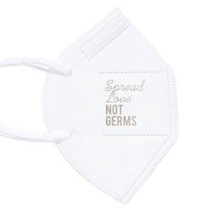 Spread Love Not Germs Block Face Masks