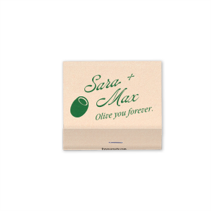 Olive You Forever Matchbook