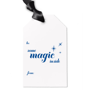 ForYourParty's Some Magic Inside Gift Tag is designed only for you to celebrate the special moments with your closest ones. It will make your gifts even more unique. Surprise your loved ones! They will love it!
