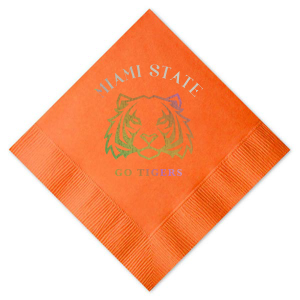 Elevate your Greek Week with our customizable napkins! Tailor them with your school name, slogan, or mascot in sleek designs. Ideal for rush events, sorority giveaways, and toga parties. Make every spill an opportunity to display school pride. A chic yet practical addition that transforms any gathering into a celebration of unity and spirit!