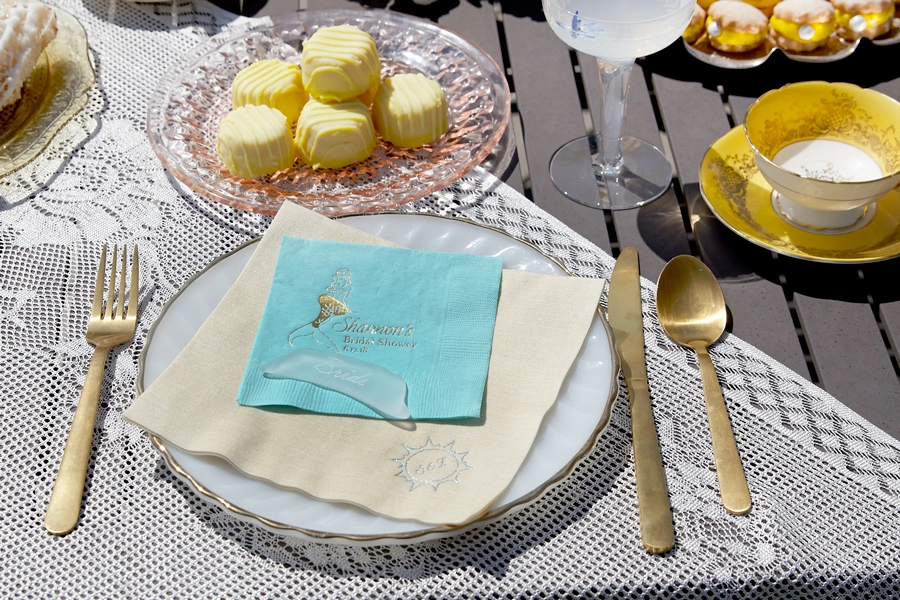 mermaid bridal shower tablescape