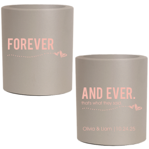 Our custom Navy Flat Can Cooler with Matte Pastel Pink Ink Screen Print has a Sketchy Heart Line graphic and a Sketchy Heart Line graphic and is good for use in Frames themed parties and are a must-have for your next event—whatever the celebration!