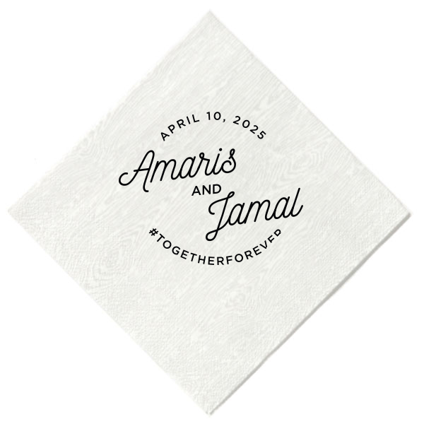 Patterned Cocktail Napkins | Custom Event and Wedding Napkins | For ...