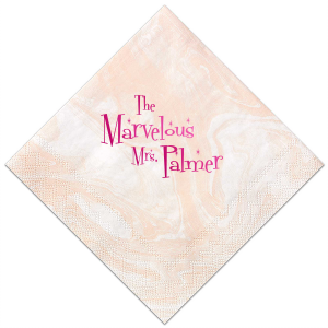 If you are planning a 50's themed birthday party or bachelorette, this napkin is an affordable way to bring home the theme!