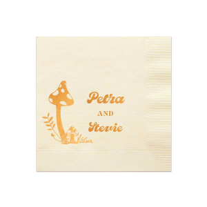 Add a touch of magic to your next special occasion with the Enchanted Mushroom Names Napkin. Customize the design with your choices of colors and styles, guaranteeing a memento that's as one of a kind as you are!