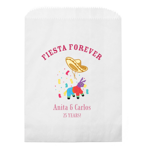 Fiesta Forever Anniversary Custom Photo Cookie Bag