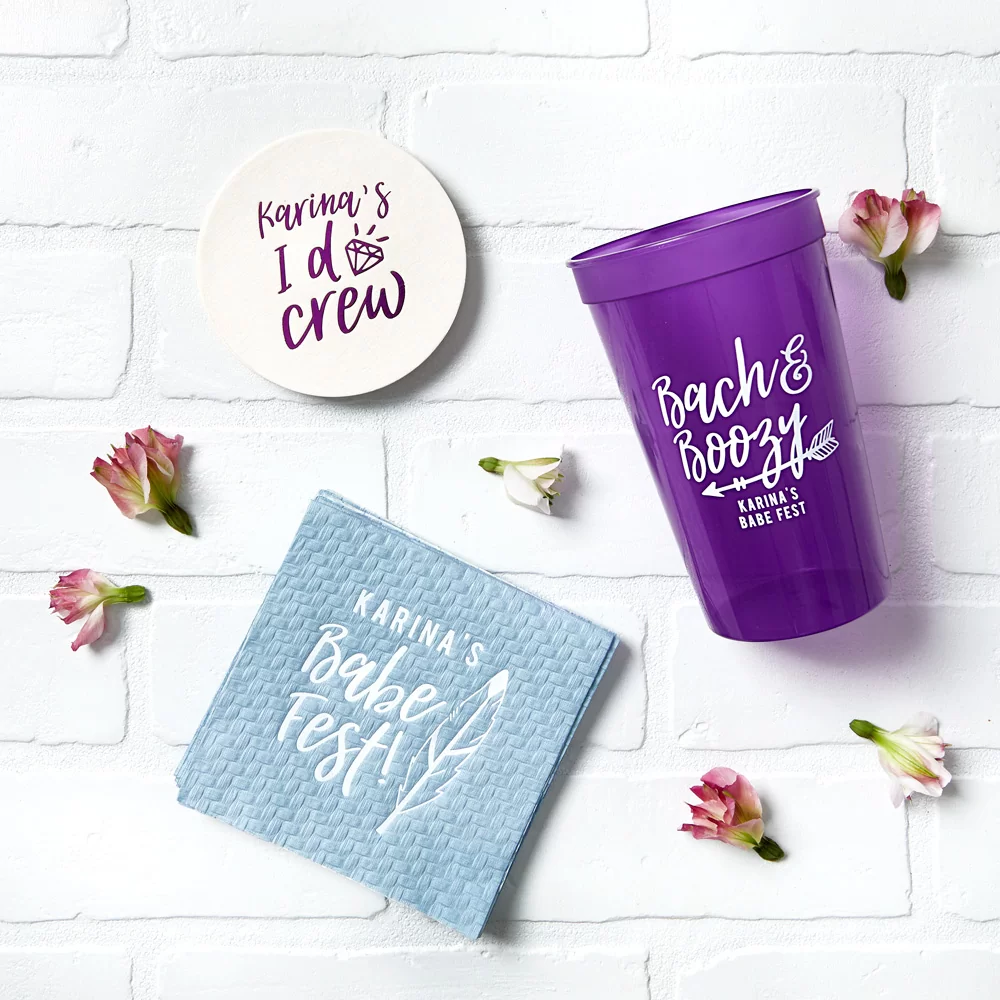 custom designed bachelorette party accessories