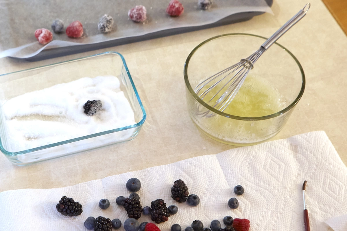 glitter sugar berries recipe