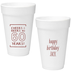 Celebrate birthdays in style with the Cheers & Beers Birthday Cup. This lively design brings together cheers, beers, and heartfelt wishes, making it the perfect way to honor the birthday person and toast to their special day.