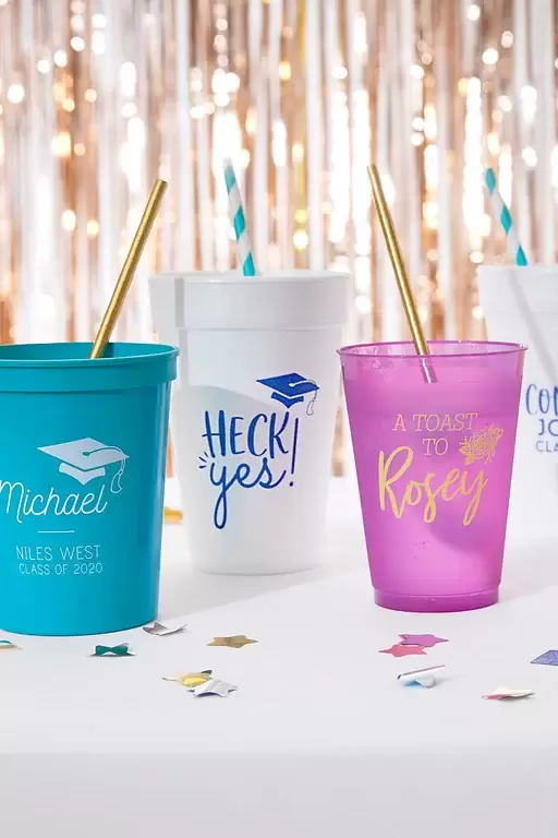 Design Custom Cups to Celebrate Your 2020 Graduate Before They Go to College