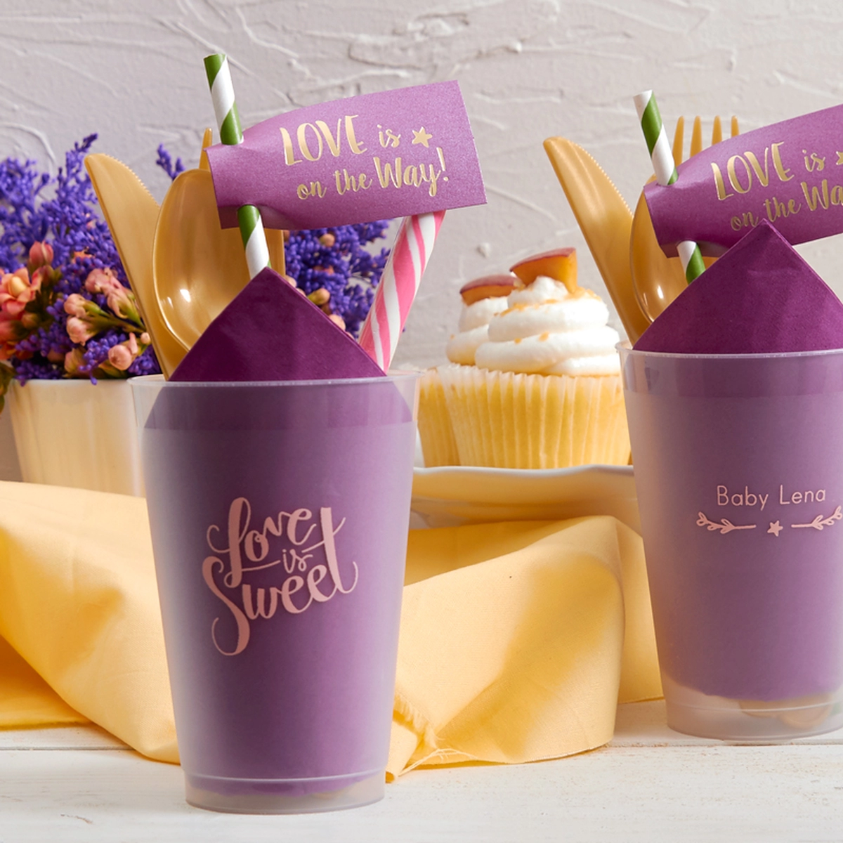 baby shower cups