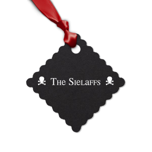 Our custom Natural Black Rectangle Gift Tag with Matte White Foil are a must-have for your next event—whatever the celebration!