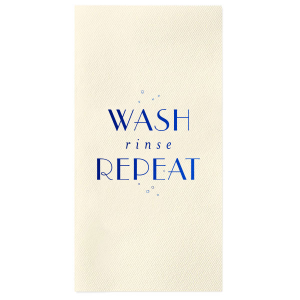 Wash Rinse Repeat Guest Hand Towel
