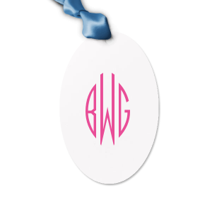 Our beautiful custom Natural Ivory Large Oval Gift Tag with Matte Navy Foil can be personalized to match your party's exact theme and tempo.