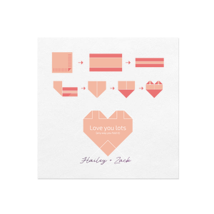 Custom White Borderless Custom Photo + Foil Cocktail Napkin with Shiny Poppy Foil will add that special attention to detail that cannot be overlooked.