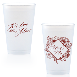 Modern Flower Frame Frost Flex Cup