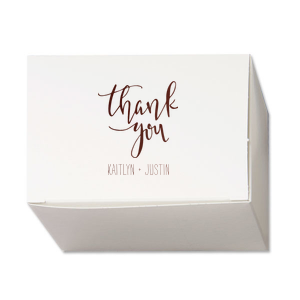Thank You Script Gift Box