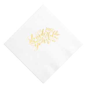 The Most Wonderful Time of the Year Retail Napkin