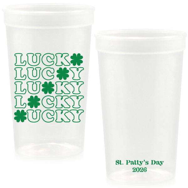 Meet our new Cups with an amazing graphics designed just for you to celebrate with your closest ones! These cups are a fun and functional addition to this St. Patrick's Day celebration, while bringing a Lucky atmosphere and leaving unforgettable moments! 